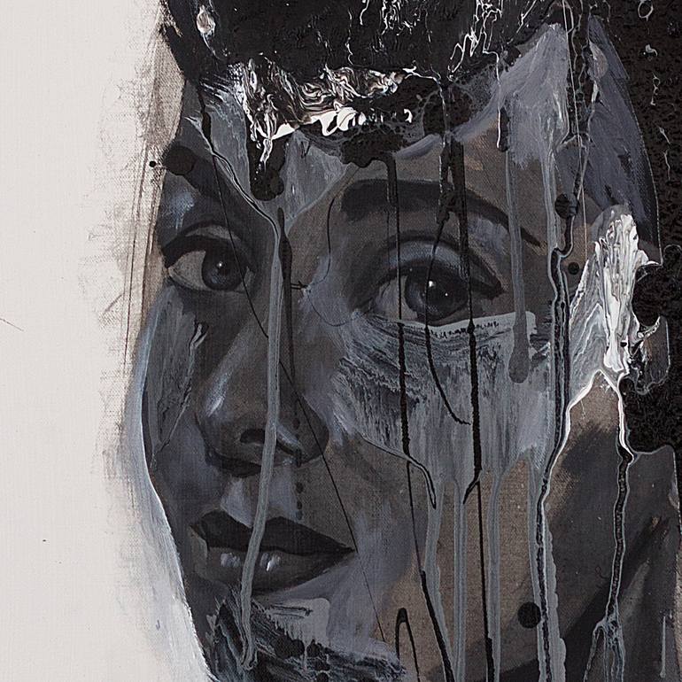 Original Abstract People Painting by Marcello Castellani