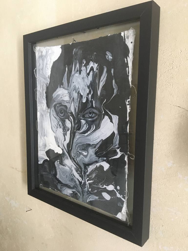 Original Abstract People Painting by Marcello Castellani