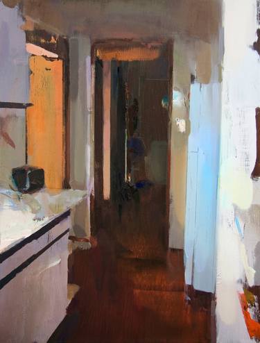 Original Realism Interiors Paintings by Carlos San Millán