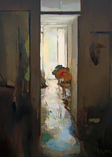 Print of Figurative Interiors Paintings by Carlos San Millán