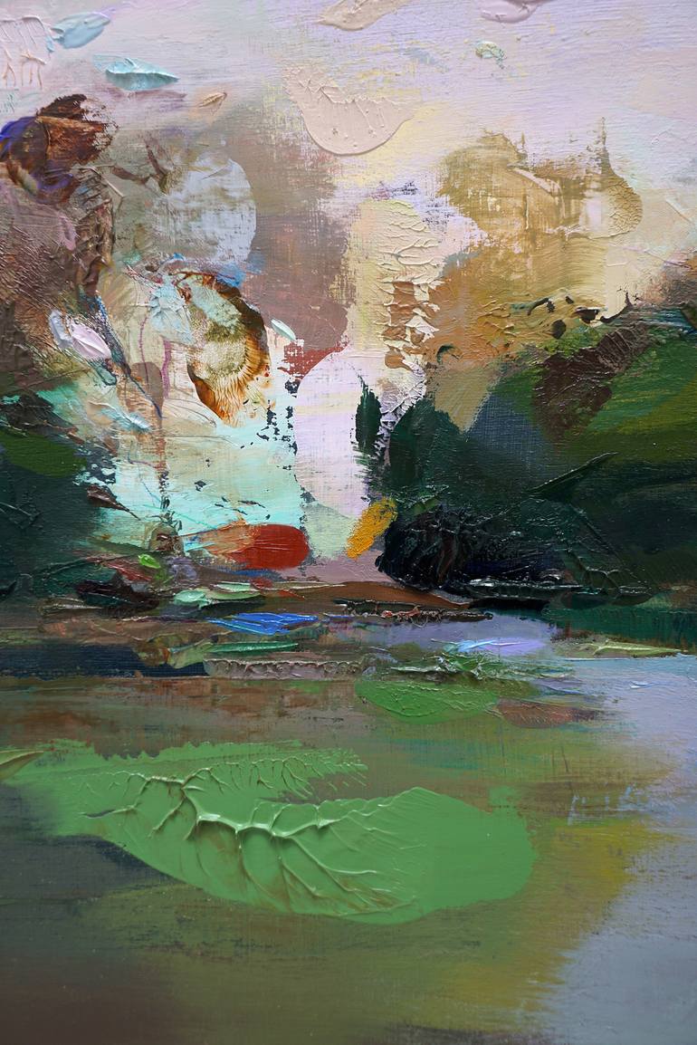 Original Impressionism Landscape Painting by Carlos San Millán