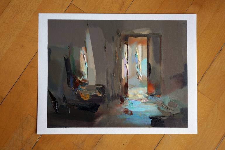 Original Interiors Painting by Carlos San Millán