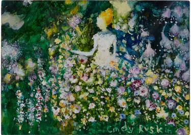 Print of Garden Paintings by Cindy Ruskin