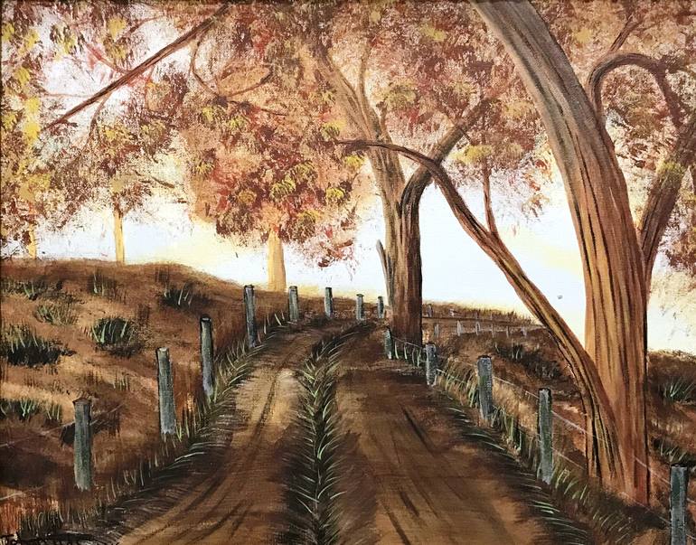 Original Expressionism Landscape Painting by Johan Van Der Spuy