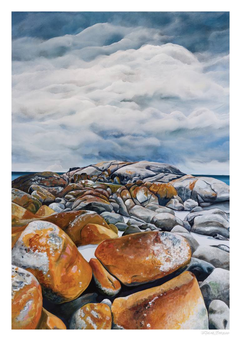 Original Figurative Landscape Painting by Jaqueline Burgess