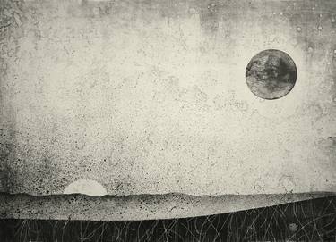 Original Minimalism Landscape Printmaking by Teodor Assenov