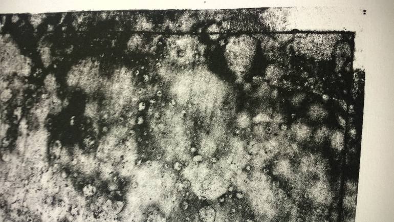 Original Abstract Landscape Printmaking by Teodor Assenov