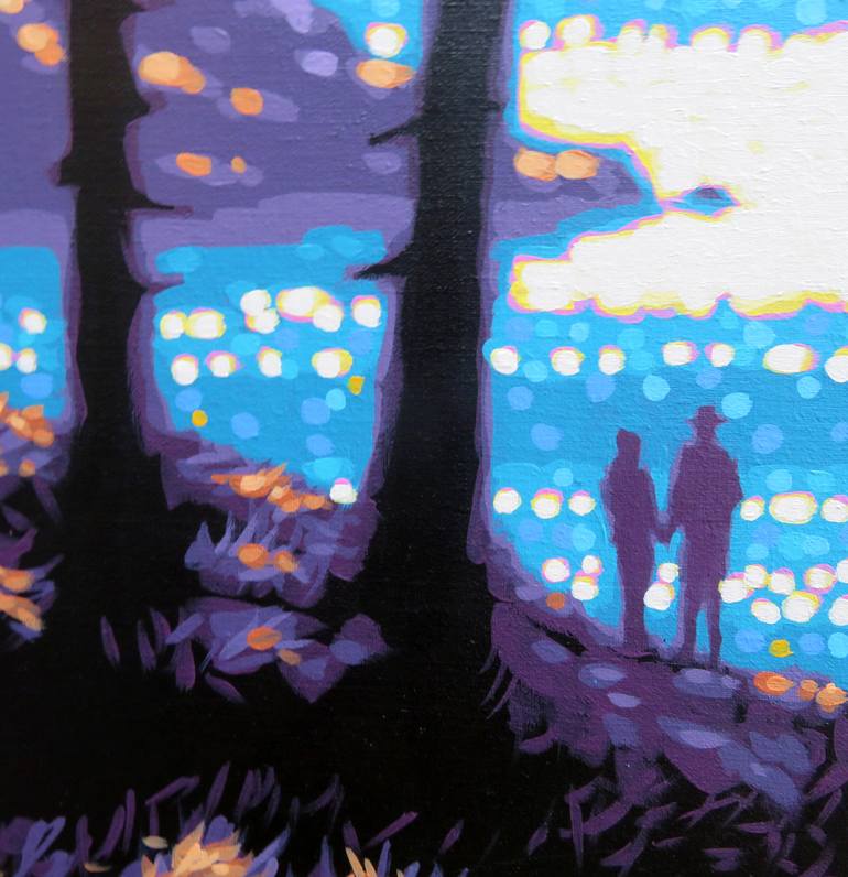 Original Impressionism Seascape Painting by Gordon Hunt