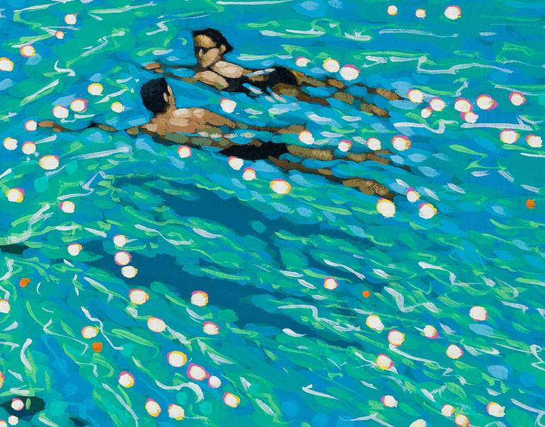 Original Impressionism Seascape Painting by Gordon Hunt