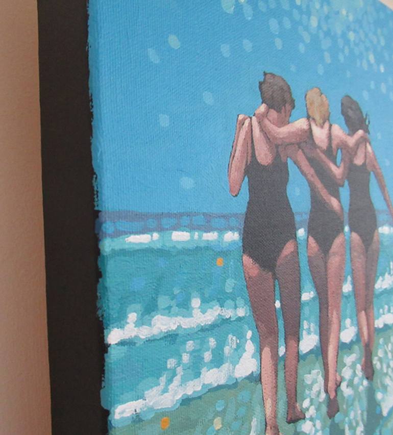 Original Beach Painting by Gordon Hunt