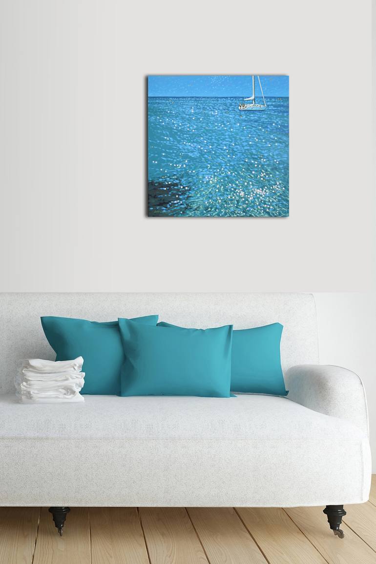Original Contemporary Boat Painting by Gordon Hunt