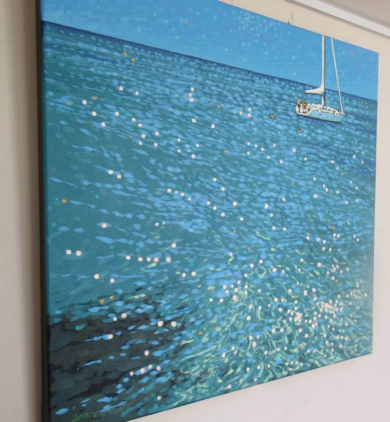 Original Contemporary Boat Painting by Gordon Hunt