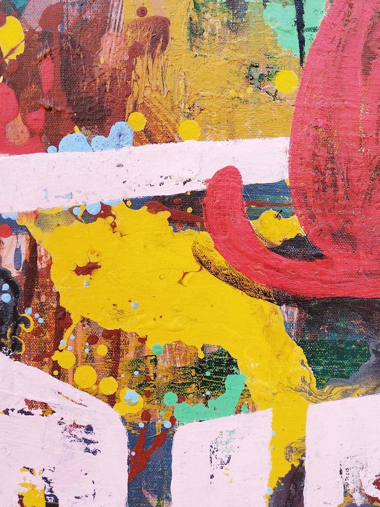 Original Abstract Expressionism Abstract Painting by Prashalee Gaikwad