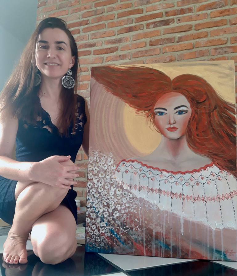 Original Women Painting by Elena Parau