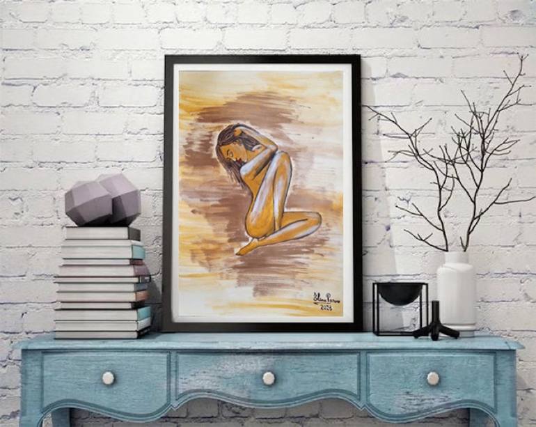 Original Women Painting by Elena Parau