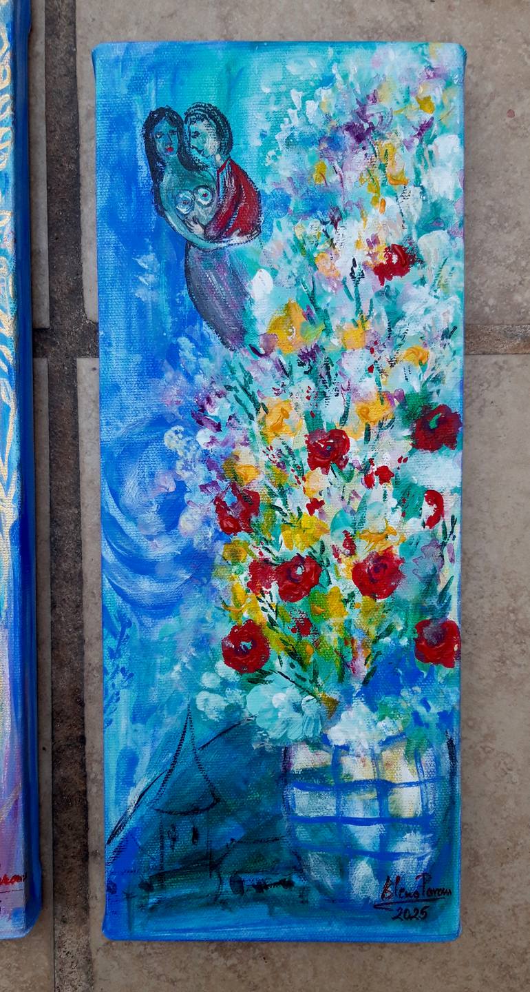 Original Expressionism Fantasy Painting by Elena Parau