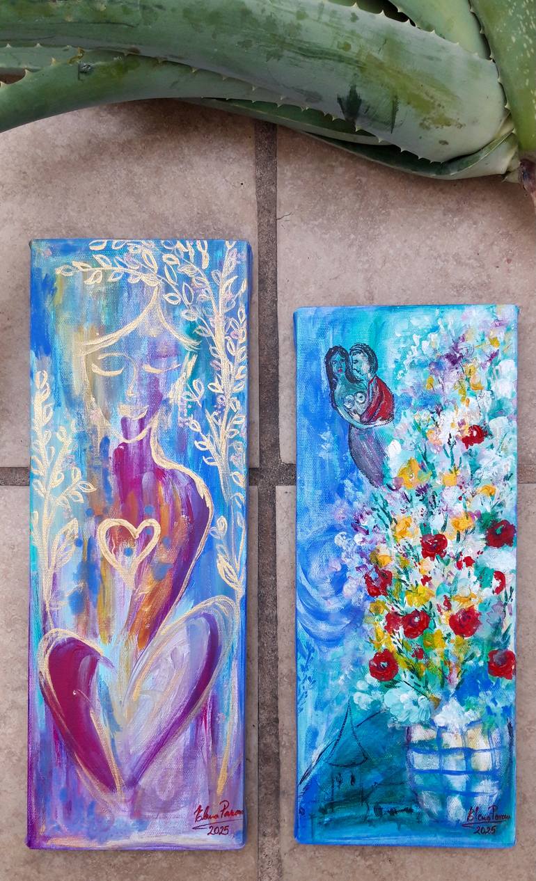 Original Expressionism Fantasy Painting by Elena Parau