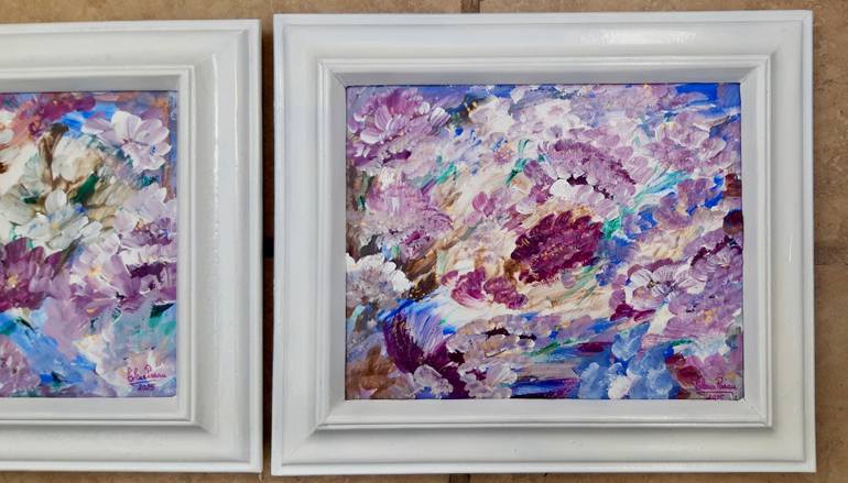 Original Abstract Expressionism Abstract Painting by Elena Parau