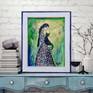 woman with cat
