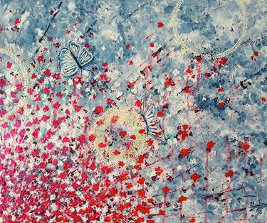 Print of Abstract Floral Paintings by Elena Parau