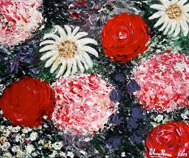 Original Floral Paintings by Elena Parau