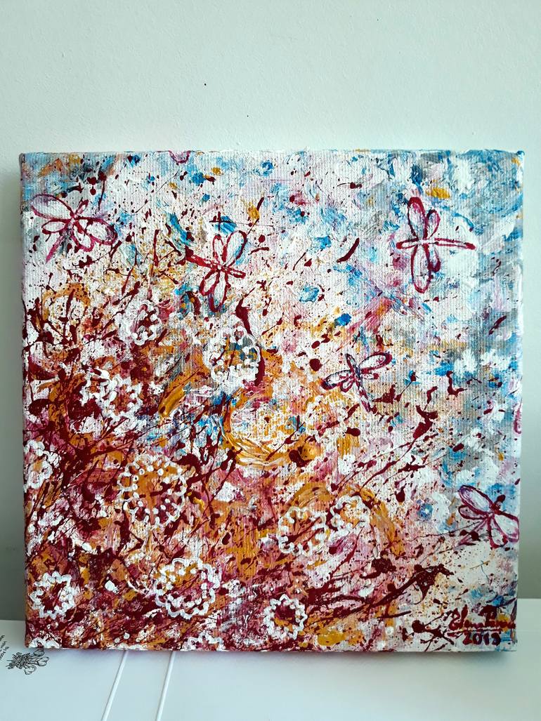Original Figurative Abstract Painting by Elena Parau
