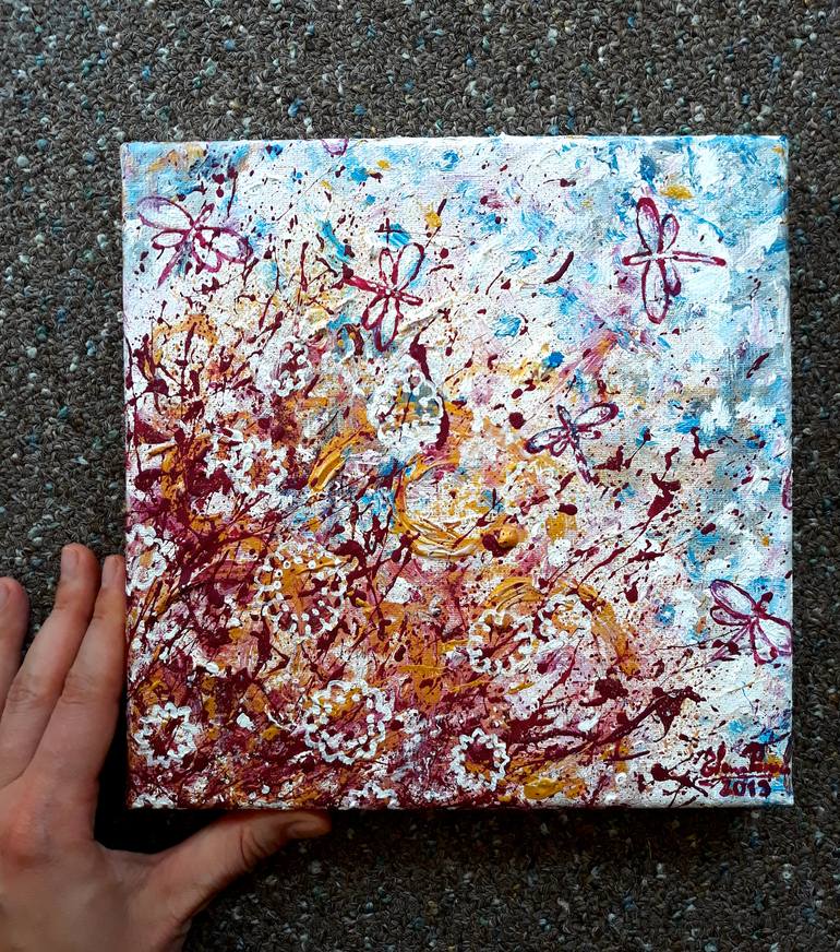 Original Figurative Abstract Painting by Elena Parau