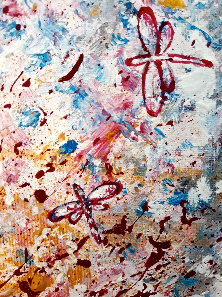 Original Figurative Abstract Painting by Elena Parau