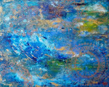 Print of Abstract Expressionism Seascape Paintings by Elena Parau
