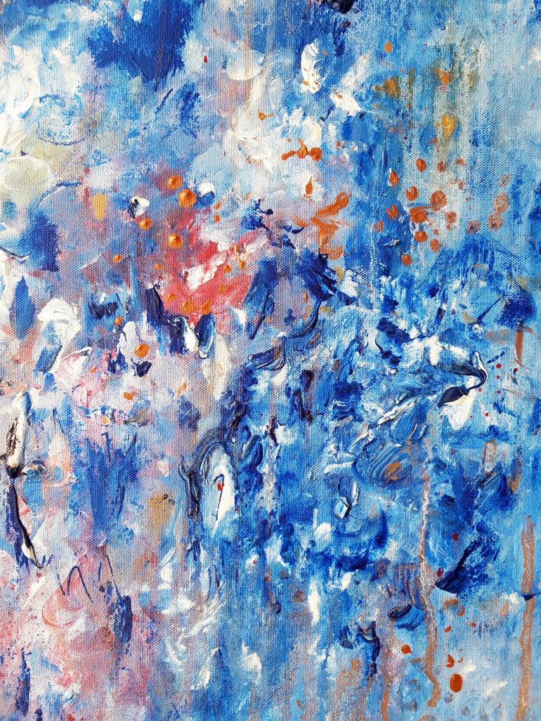 Original Abstract Expressionism Abstract Painting by Elena Parau