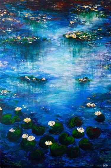 Original Impressionism Water Paintings by Elena Parau
