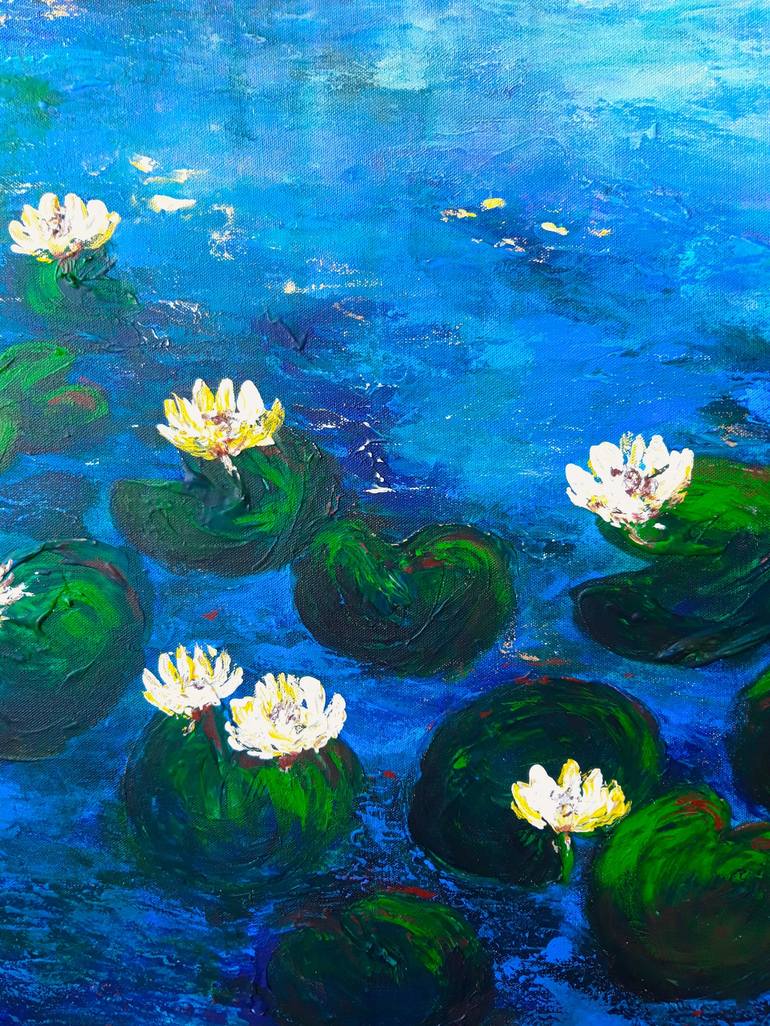 Original Impressionism Water Painting by Elena Parau