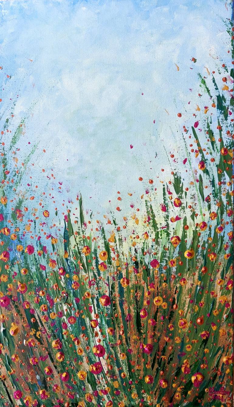 Print of Abstract Expressionism Landscape Paintings by Elena Parau