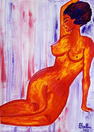 Print of Nude Paintings by Elena Parau