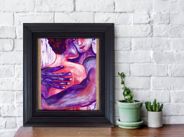 Original Nude Painting by Elena Parau