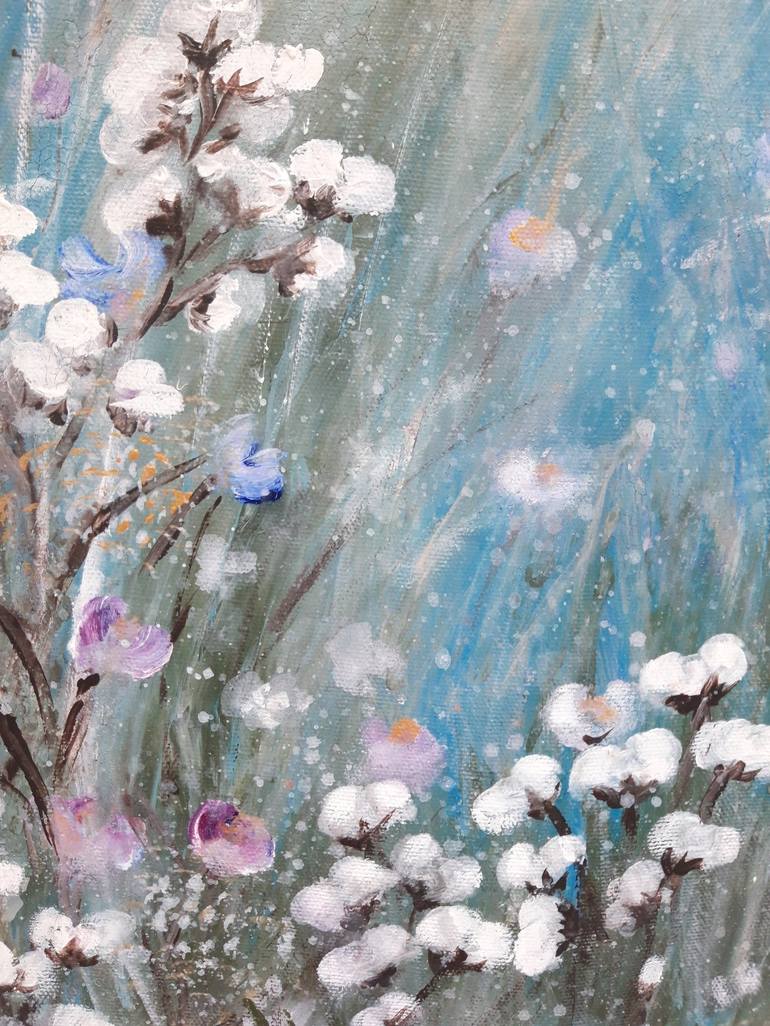 Original Fine Art Floral Painting by Elena Parau