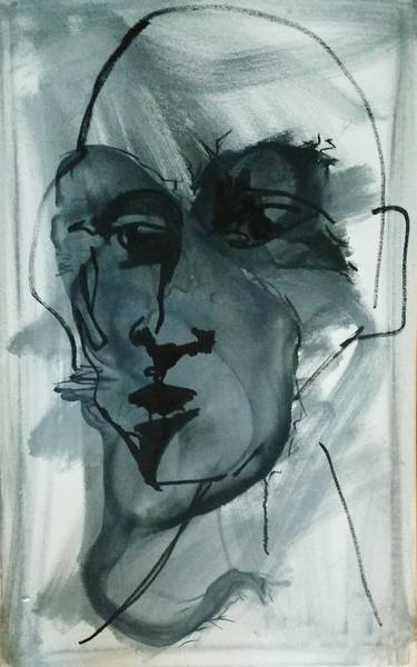 Print of Abstract Portrait Paintings by Alex Sojic