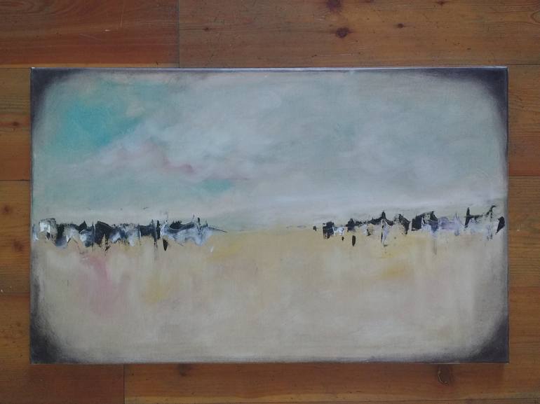 Original Abstract Landscape Painting by Alex Sojic
