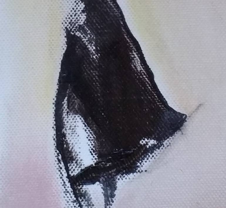 Original Abstract Expressionism People Painting by Alex Sojic