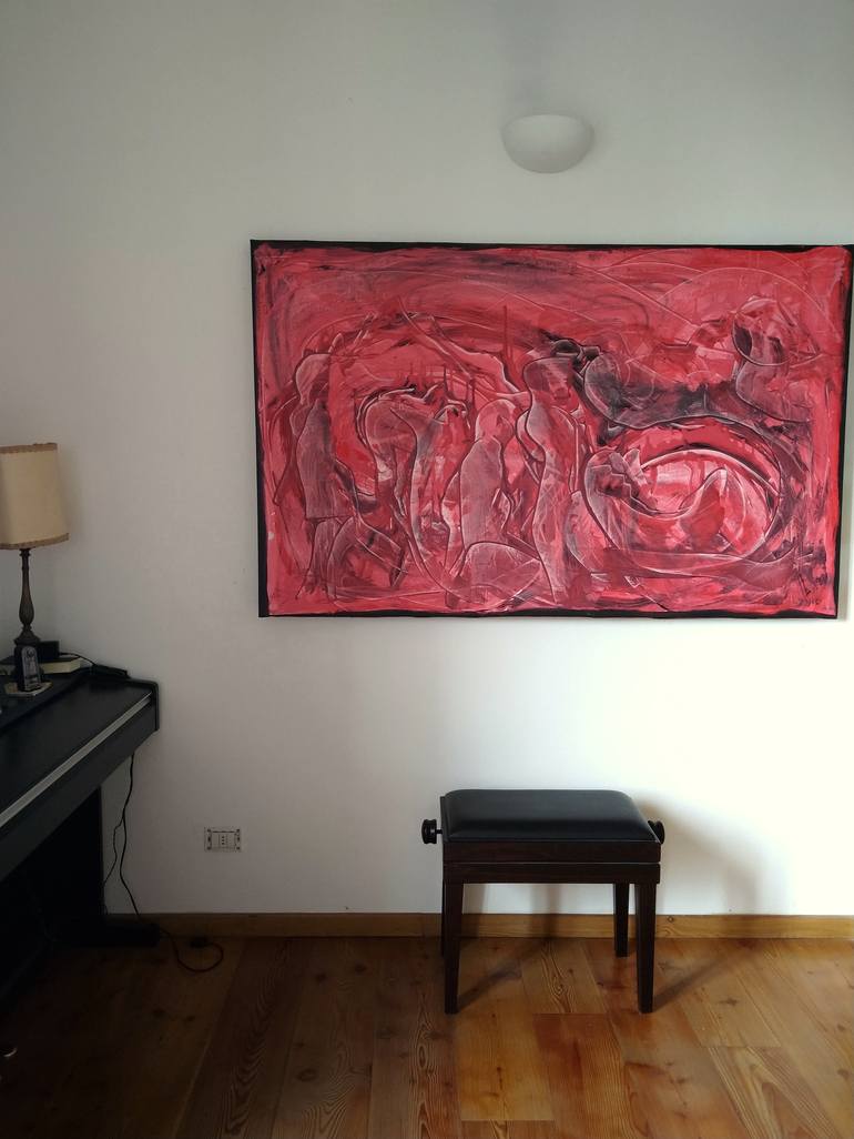 Original Abstract Painting by Alex Sojic