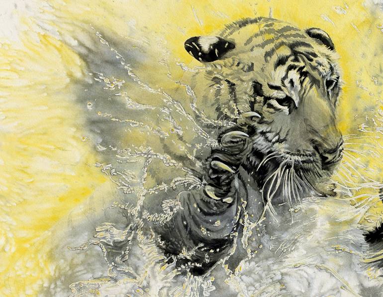 Original Fine Art Animal Painting by Anisha Heble