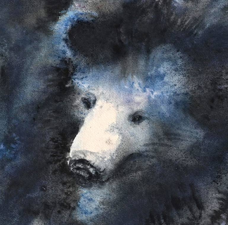 Original Abstract Animal Painting by Anisha Heble