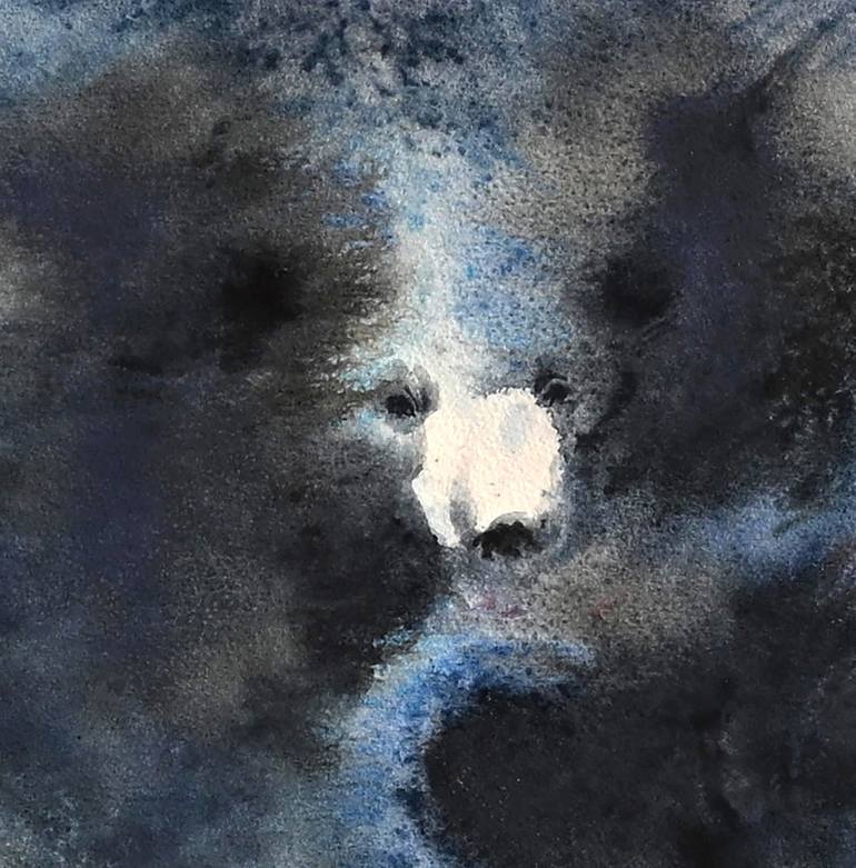 Original Abstract Animal Painting by Anisha Heble