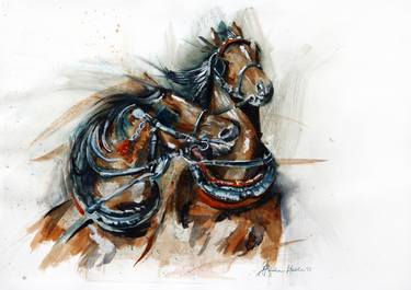 Original Horse Paintings by Anisha Heble