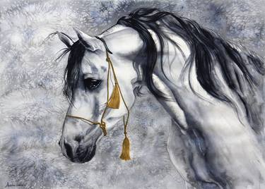 Print of Horse Paintings by Anisha Heble