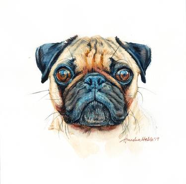 Print of Dogs Paintings by Anisha Heble