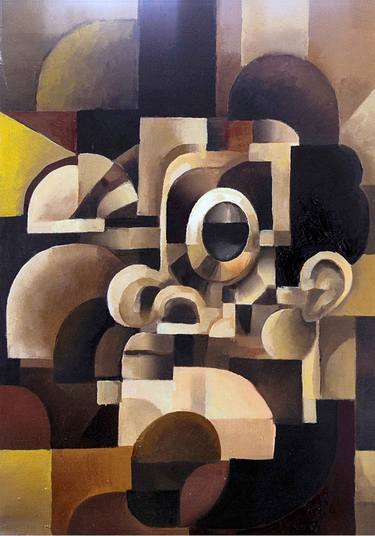 Original Fine Art People Painting by Konrad Ponieważ