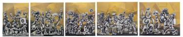 Original Fine Art People Painting by Konrad Ponieważ