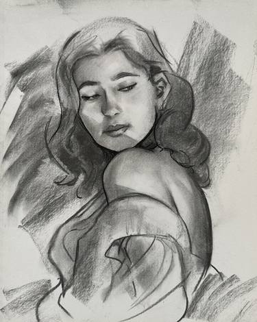 Original Fine Art People Drawings by Michael Connors