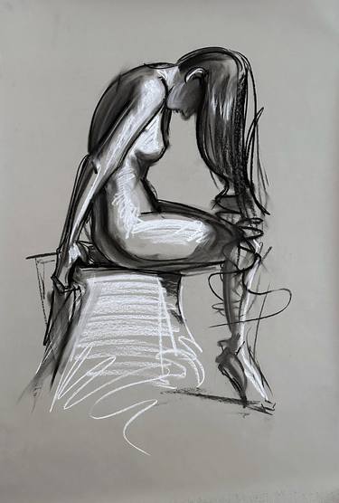 Drawing No. 48 Seated Nude thumb